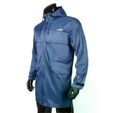 (L, Blue) Foldable -length Raincoat Mountaineering Sports And Entertainment Does Not Take Up Space Fishing Raincoat Adult Reusable Ride