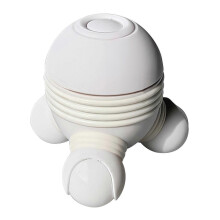 (White)Sensory Cordless Mini Massager, Deep Tissue Vibration for Neck Back Pain Relief, Handheld Massage Gun for Shoulder Full Body