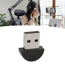 USB Mini Microphone Noise Reduction 360 Omnidirectional Plug & Play