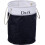 Premier Housewares Collapsible Black White Laundry Bag With Handles 1