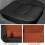 Full Surround Front Seat Cover Black 52x54 cm 1