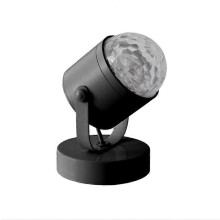 (BLACK) Velosphere Lamp, 3D Holographic Water Ripple Romantic Atmosphere Lamp