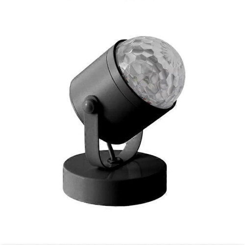(BLACK)Velosphere Lamp, 3D Holographic Water Ripple Romantic Atmosphere Lamp