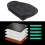 Full Surround Front Seat Cover Black 52x54 cm 7