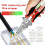 (White Green) Folding Stylus Screwdriver Wire Stripper, Tuvilo Electrical Pliers 2