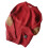 (L,Red)Men Winter Thick Chunky Knit Long Sleeve Sweater Vintage Elbow Patch Faux Wool Pullover Top Solid Ca 1