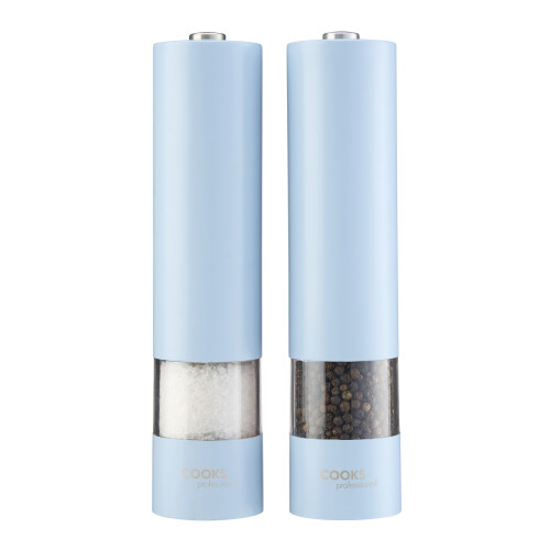 Cooks Professional Cooks Professional Electric Salt and Pepper Mill Set | Blue