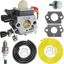 Carburetor Kit Compatible with Stihl HS81 HS81R HS81RC HS81T HS86 HS86R HS86T Hedge Trimmer, Replaces C1Q-S225, 4237 120 0606, 4237 120 0618