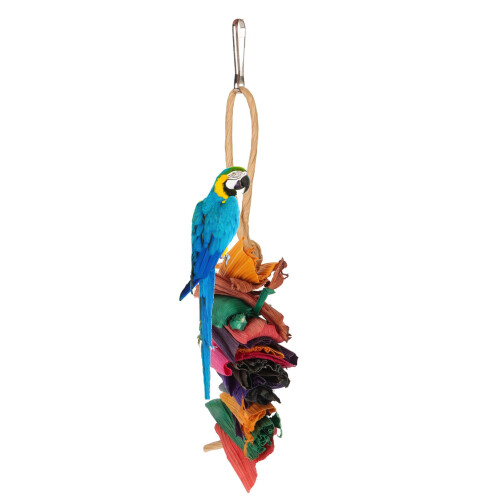 Parrot Corn Husk Chewing Toy-220mm (8.7in) Kraft