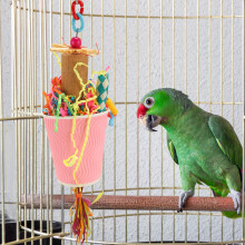 Parrot Foraging Shredding Toy 36x10cm Multi-Color Chew & Play