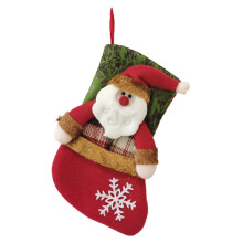 (1930) Lovely Christmas Sock Gift Bag Multipurpose Xmas Tree Hanging Ornament for Home Living Room Bedroom Decoration