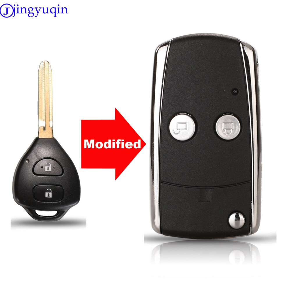 2 B Modified Folding Remote Car Cover Key For Toyota Camry Corolla Avalon Echo Avensis Tarago Prado Toy43 6935161676396