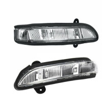Luz de Sinalização de Espelho Retrovisor para W211 W221 W219 2007-2011 E320 E350 Repetidor Luz de Espelho Retrovisor