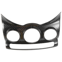 Car Center Console Trim Cover Dashboad Air Conditioning Knob Panel for Cooper F55 F56 Carbon Fiber