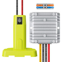 18-V-Auf-12-V-Abwärtswandler für 18-V-Akku, Gleichstromadapter, Spannungsreduziertransformator 180 W Buck