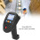 Red Light 2.4GHz CCD Barcode Scanner 1200mAh 2.2in 8