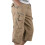 (L,Khaki)Mens 3/4 Long Length Elasticated Shorts Waist Cargo Combat Three Quarter Pants 2