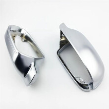 Car Mirror Cover for A4 B8.5 A3 A5 S5 RS5 Chrome Silver Rearview Mirror Cover Protection Cap Car Styling