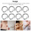20pcs Copper Spring Ring Clasps for Jewelry Making, 30mm Diameter 6