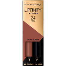 Max Factor Lipfinity Lipstick voor Vrouwen, 190 Indulgent, 4.2 g