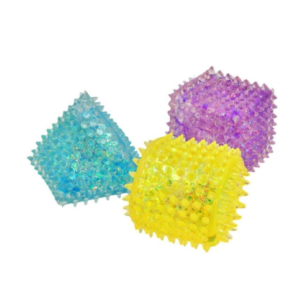 Kandy Toys 3 Pack Squishy Squeeze Shapes Sensory Fidget Toys