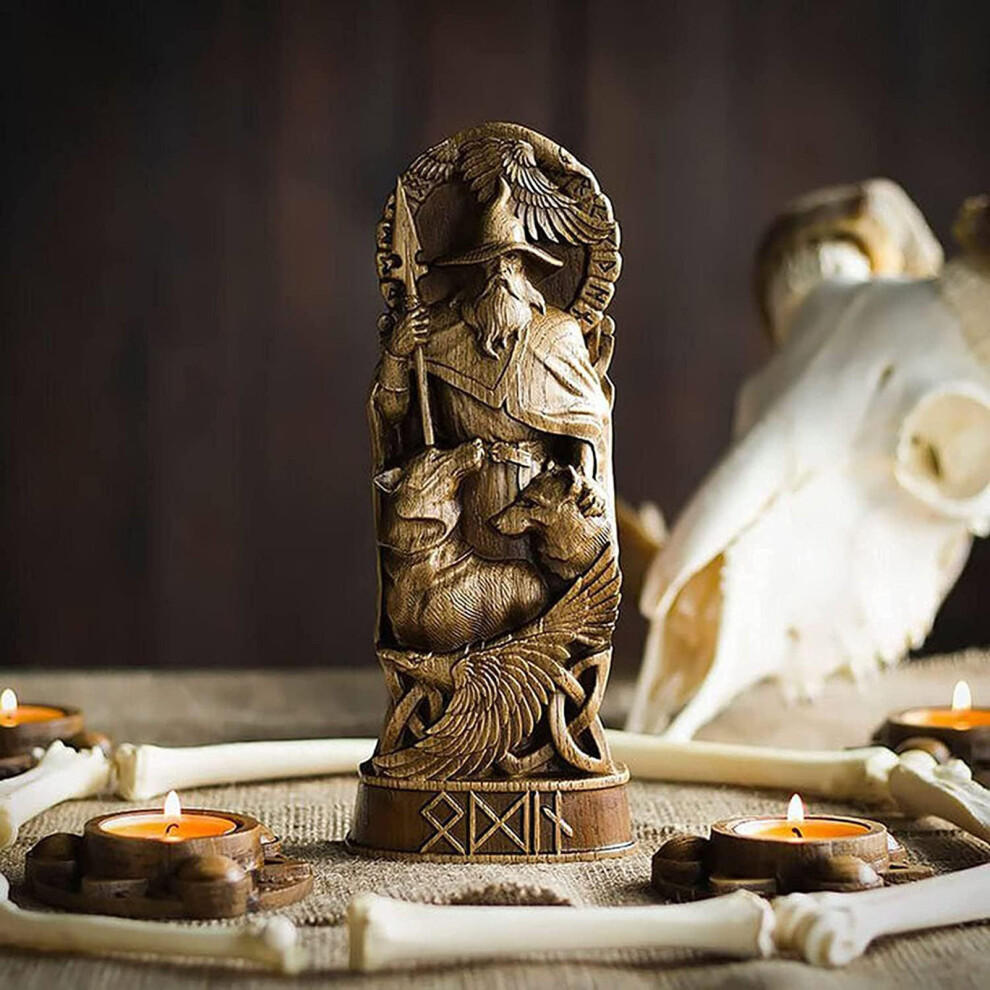 Photos - Doll (A) Norse God Statue - Home Decor Figurine