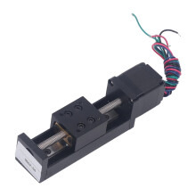 Mini Linear Rail Guide Slide Actuator 28 Stepper Motor 50mm Stroke DIY CNC Parts