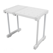 Verstellbares Regal mit 54 kg Tragfähigkeit, 27-38 cm Trennwand für Stauraum