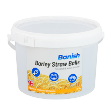 (2.5L Barley Straw Balls) Banish Barley Straw Extract Balls Pond Water Treatment Blanketweed Algae