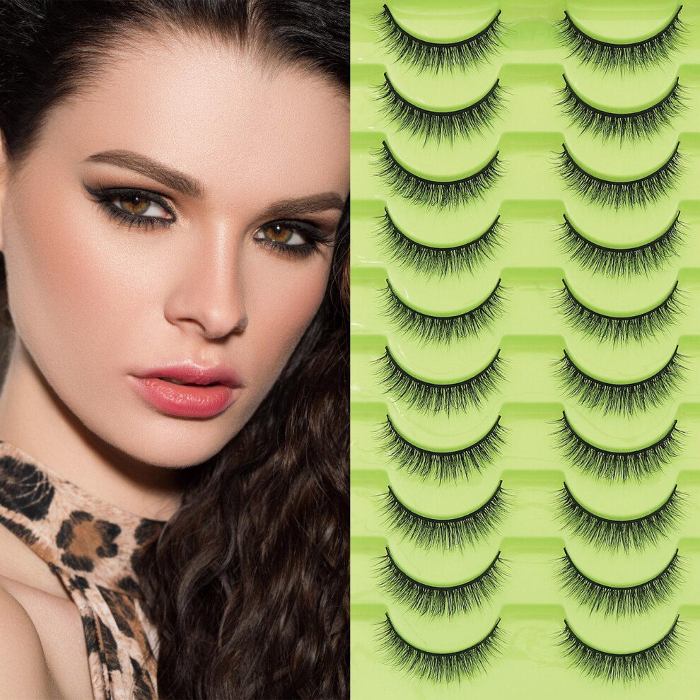 Reach-Tools (13) 3D Volume False Eyelashes, 10 Pairs, Long-Lasting