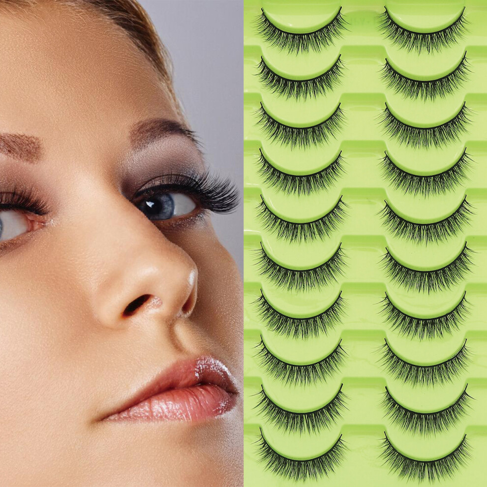 Reach-Tools (14) 3D Volume False Eyelashes, 10 Pairs, Long-Lasting
