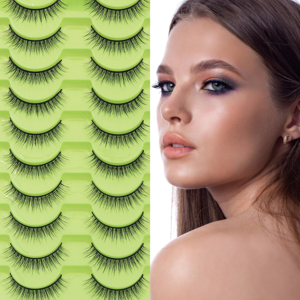 Reach-Tools (02) 3D Volume False Eyelashes, 10 Pairs, Long-Lasting