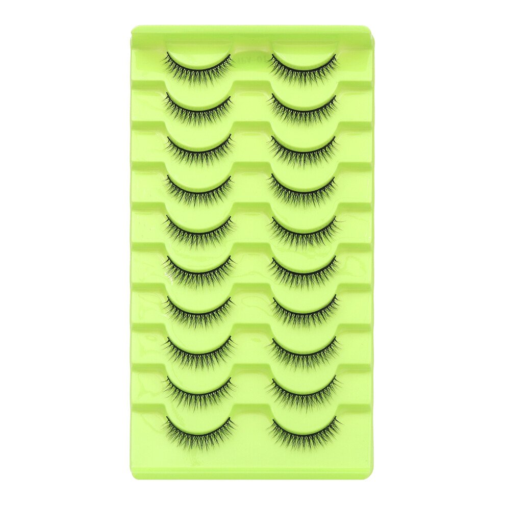 Roc-Electron (01) 3D Volume False Lashes, 10 Pairs, Salon-Quality
