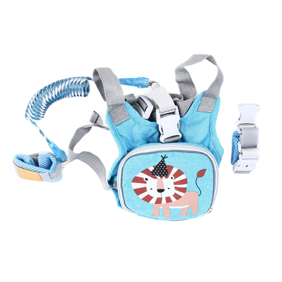 1.5m Kids Backpack Safety Leash & Harness Blue Toddler Toddler
