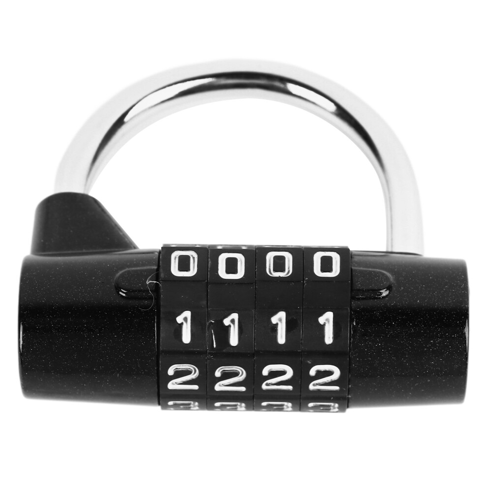 High Security Zinc Alloy 4-Digit Resettable Padlock For Gym Locker & Toolbox 7601388542491