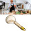 180ML Clear Rice Portion Scoop with Long Handle, Orange 9