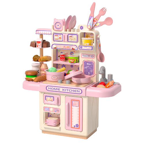Realistic Electronic Pretend Kitchen Counter Toy for Babies, Plastic 1