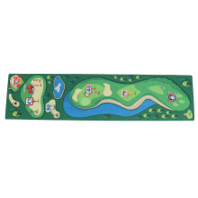 Kids Tabletop Golf Game Toy Portable Indoor Family Party Putting Mat