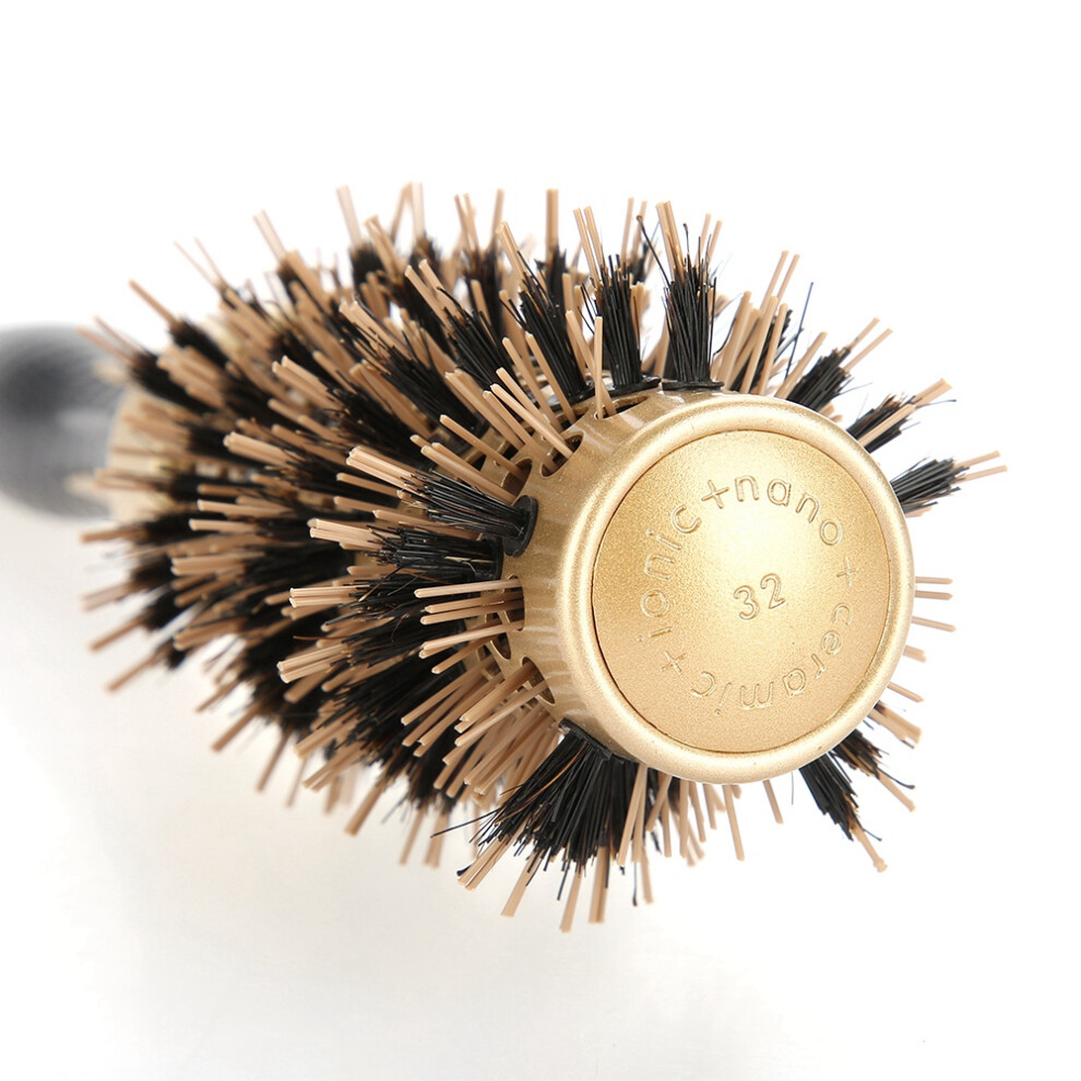 Unisex Professional Anti-Static Round Hair Comb Salon Styling Brush 32Mm
