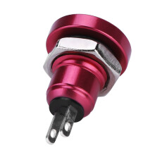 24V Wasserdichter Zinklegierungen 8mm Mini Druckknopfschalter für Fahrzeuge