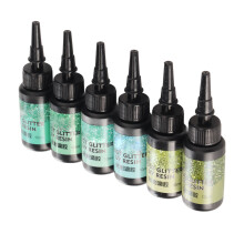 6 Stück Farbstoff UV-Harz in Stiftform, 10 ml, schnelles Aushärten für Schmuckherstellung
