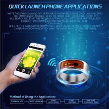 Multi-Function Waterproof Digital Ring with NFC Smart Wearable Finger Gadget