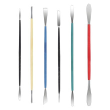 6 PCS Clay Sculpting Tools, Ceramic Pottery Tools, 6.1 Inches Stainless Steel Pottery Carving Set