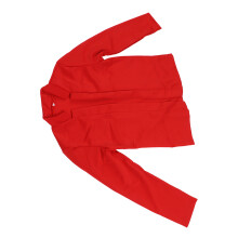 Damentanteljacke Rot XL Langarm Uni Freizeitjacke für Büro & Party
