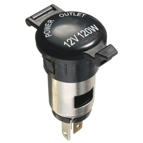 12V 120W Cigarette Lighter Power Socket Plug Outlet For Car Motorcycle Boat