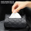 Car Tissue Holder 17.5x12x8.5 cm Black, Large 4