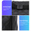 Car Tissue Holder 17.5x12x8.5 cm Black, Large 7