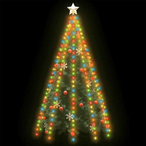VidaXL (multicolour, 250 cm) vidaXL Tree Lights with  LEDs Outdoor Xmas Light Multi Colours Multi Sizes 2