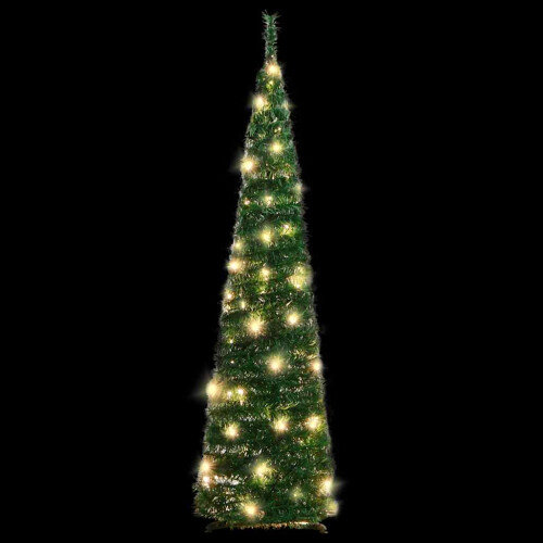VidaXL vidaXL Artificial Christmas Tree Artificial Xmas Tree Pop-up 50 LEDs Green 1