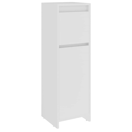 VidaXL vidaXL Bathroom Cabinet White Engineered Wood Home Cupboard Under Basin Unit 1